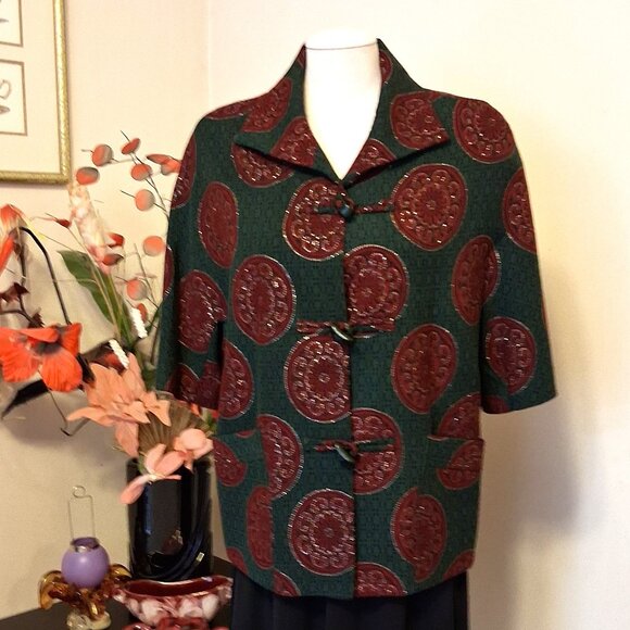 NWT Women's Multi Color Lined Blazer Jacket 3/4 Sleeve Fall Winter Jackets 10 - Picture 2 of 9